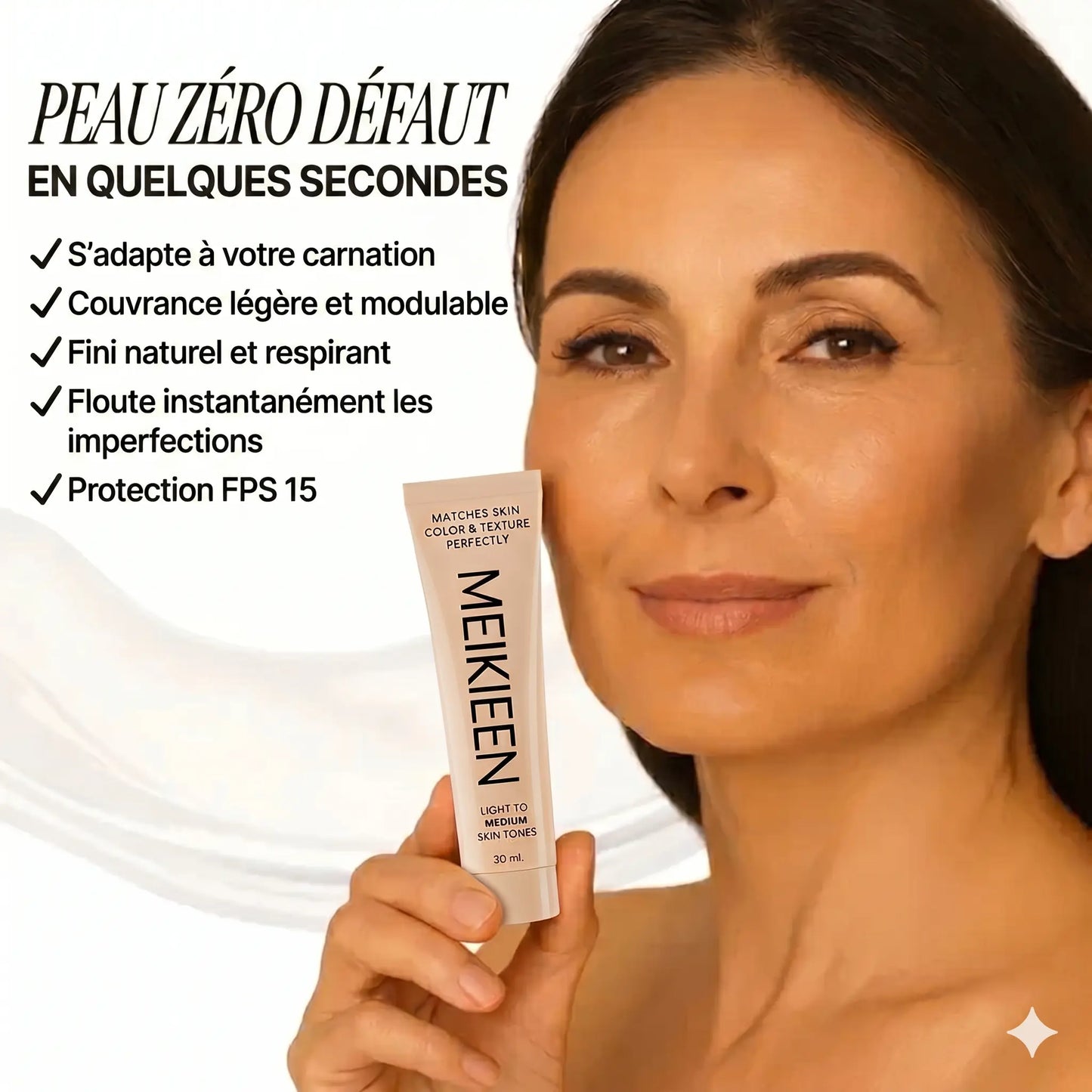 MEIKIEEN® - Fond de teint qui change de couleur